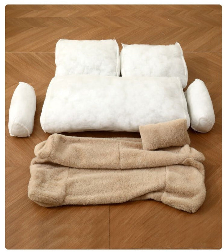 SnugNest | Soft fleece pet sofa 